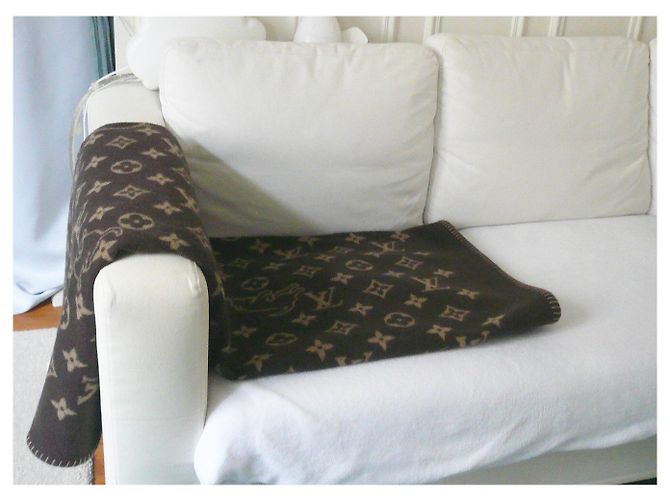 LOUIS VUITTON X Grace Coddington Plaid Neo Catogram NEUF Marron - vue 10