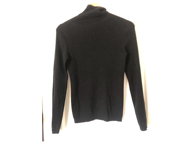 Prada Black Wool Fitted Knitwear Sweater - view 2