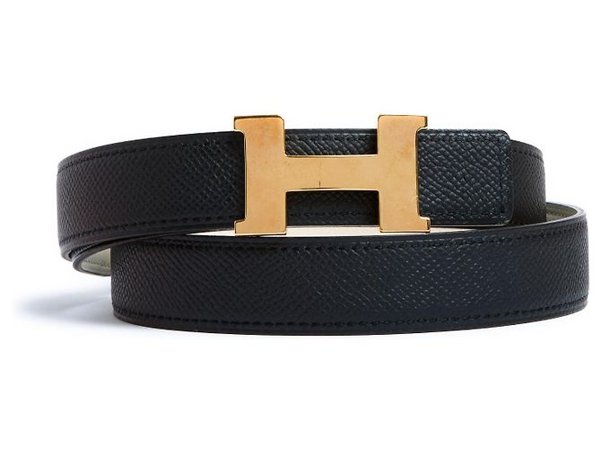 Hermès So komponieren Sie Constance Rose Gold Leather Black Cream T80 Schwarz Gold hardware - Ansicht 2