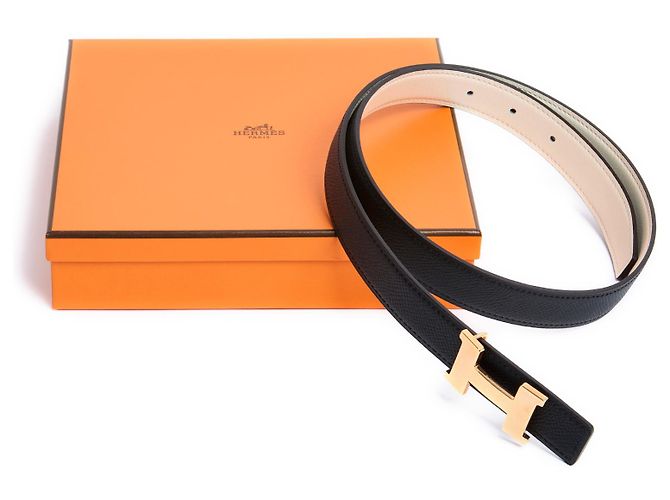 Hermès So komponieren Sie Constance Rose Gold Leather Black Cream T80 Schwarz Gold hardware - Ansicht 4