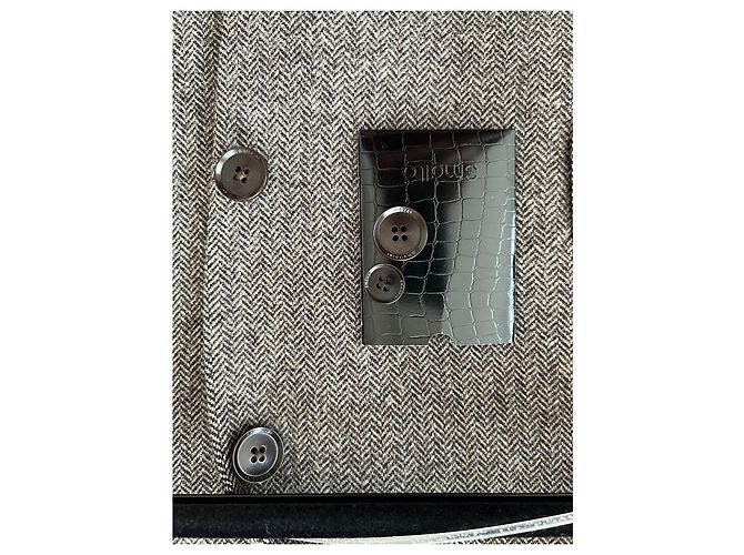 Giacca Smalto in lana e cashmere spinato - vista 10