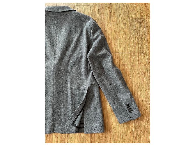 Giacca Smalto in lana e cashmere spinato - vista 3