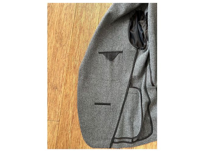 Giacca Smalto in lana e cashmere spinato - vista 6