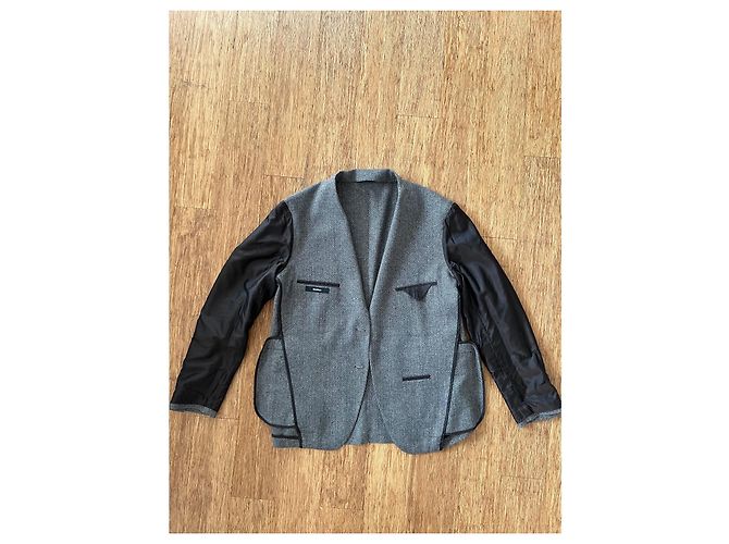 Giacca Smalto in lana e cashmere spinato - vista 7