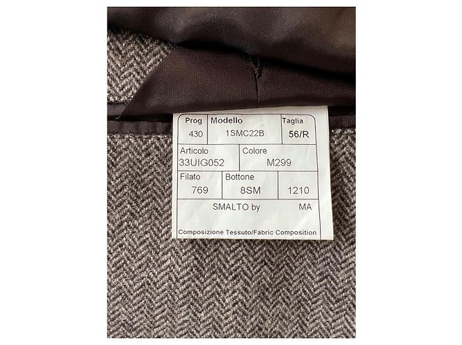 Giacca Smalto in lana e cashmere spinato - vista 8