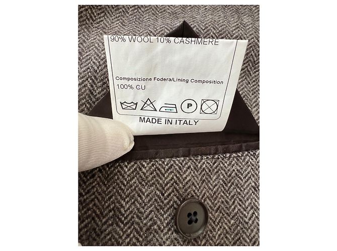 Giacca Smalto in lana e cashmere spinato - vista 9