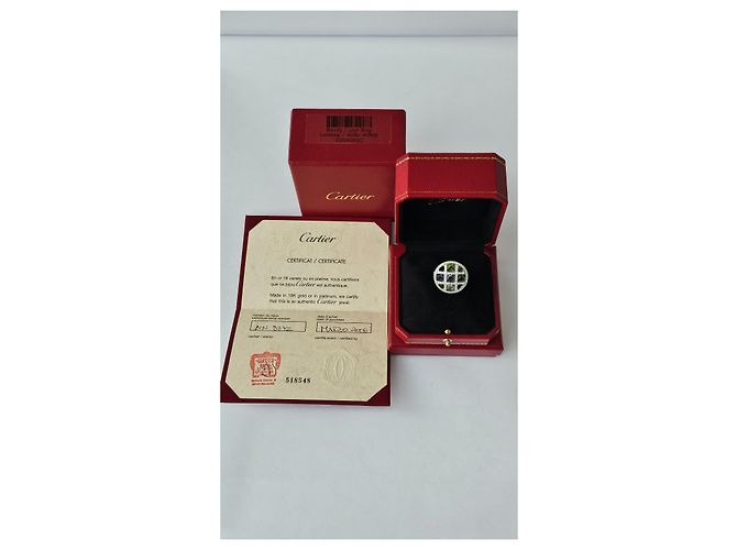 Anello Cartier Pasha in oro bianco e pietre preziose multicolore - vista 14