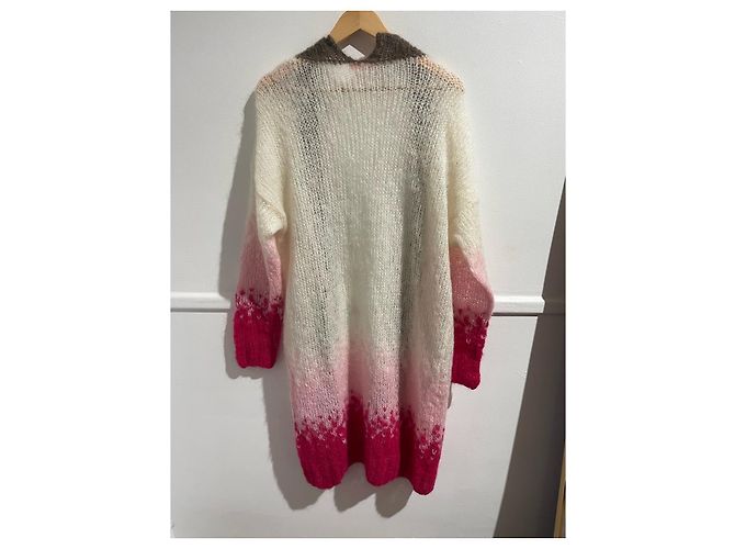 Autre Marque ROSE CARMINE Strickwaren T. International Einheitsgröße Wolle Pink - Ansicht 2