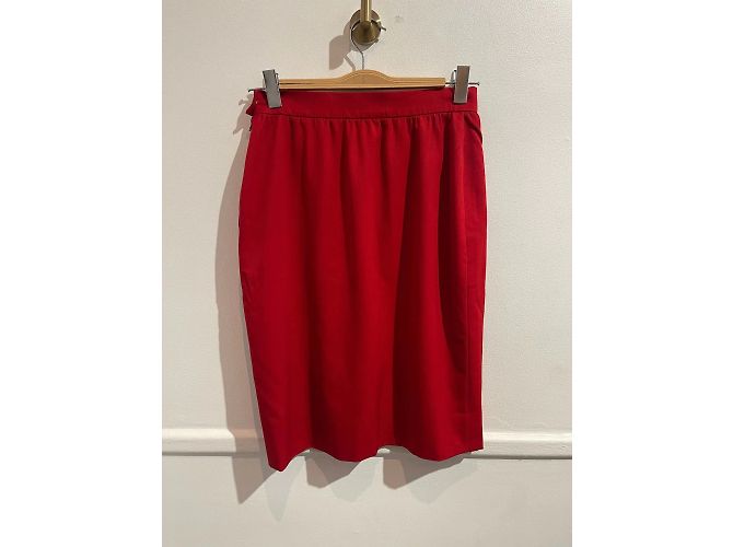 Faldas LANVIN T.Internacional M Lana Roja - vista 2