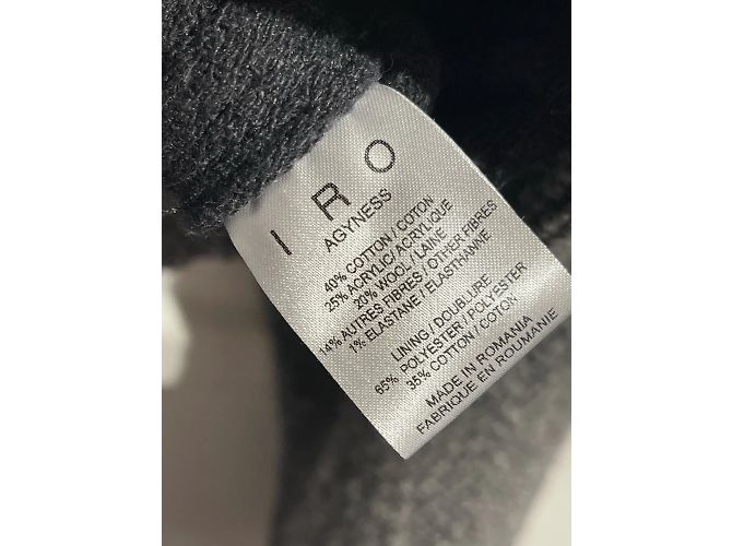 Chaquetas IRO T.International M Algodón Gris - vista 7