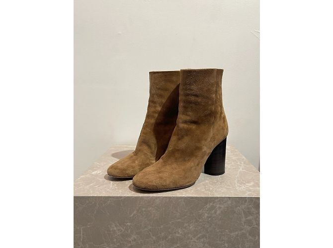 ISABEL MARANT Stivaletti T.EU 38 Camoscio Cammello - vista 3