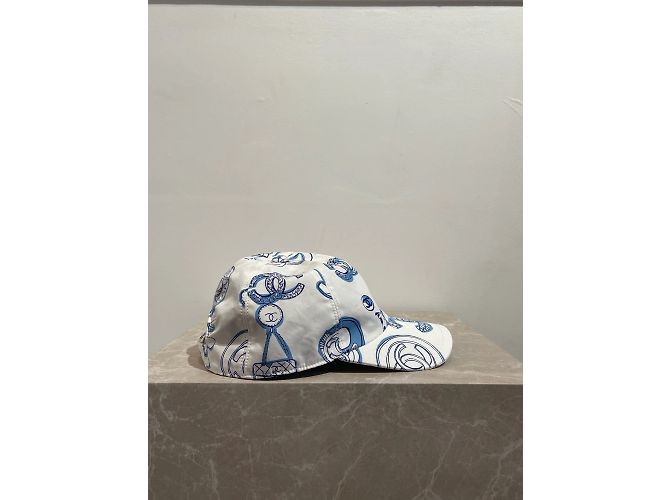 CHANEL Cappelli T.Cotone internazionale M Bianco - vista 2