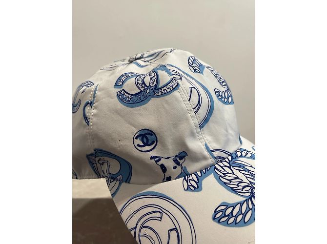 CHANEL Cappelli T.Cotone internazionale M Bianco - vista 3