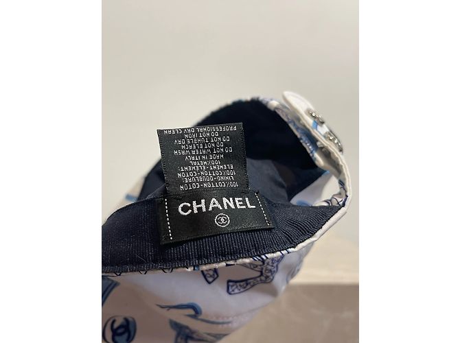 CHANEL Cappelli T.Cotone internazionale M Bianco - vista 8