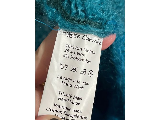 Autre Marque ROSE CARMINE Strickwaren T. International Einheitsgröße Wolle Grün - Ansicht 5