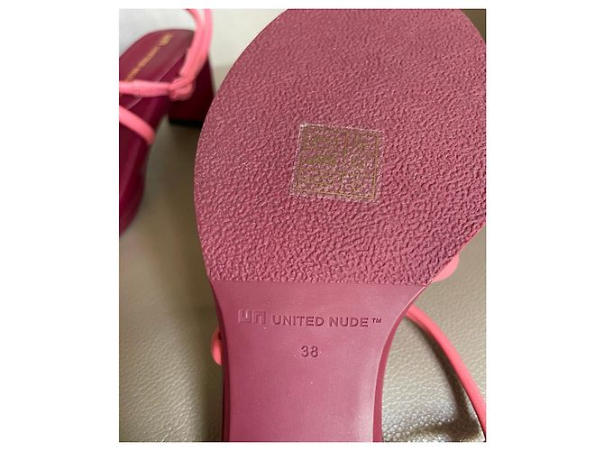 United Nude Sandali Tara Ka Mid T. 38 - Bordeaux e rosa - Nuovo - Modello SS 2024 - vista 11