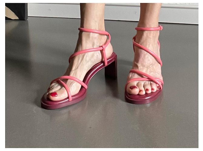 United Nude Sandali Tara Ka Mid T. 38 - Bordeaux e rosa - Nuovo - Modello SS 2024 - vista 15