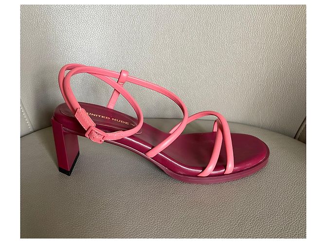 United Nude Sandali Tara Ka Mid T. 38 - Bordeaux e rosa - Nuovo - Modello SS 2024 - vista 5