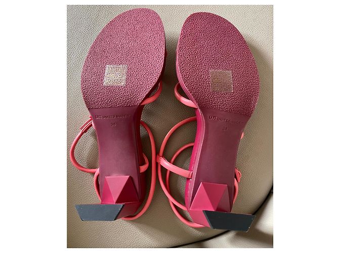 United Nude Sandali Tara Ka Mid T. 38 - Bordeaux e rosa - Nuovo - Modello SS 2024 - vista 6