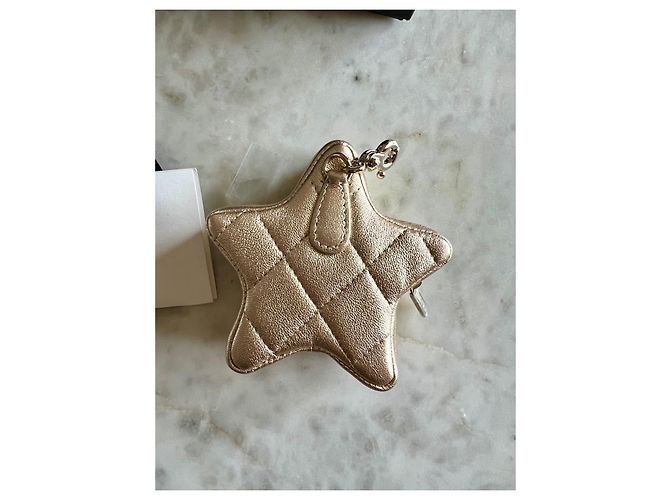 Chanel-Geldbörse mit goldenem Stern Gold hardware - Ansicht 5