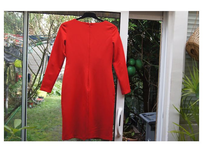 Ralph Lauren Kleid in Rot aus Polyester - Ansicht 2