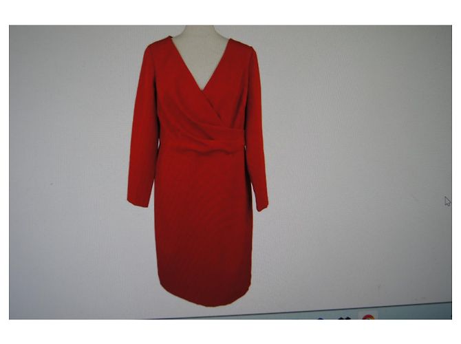 Ralph Lauren Kleid in Rot aus Polyester - Ansicht 3