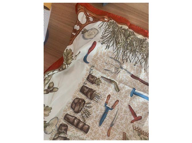 Longchamp Attrezzi del coltivatore del giardino di campagna Beige Arancione Marrone chiaro - vista 2