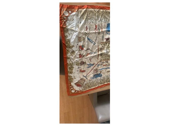 Longchamp Attrezzi del coltivatore del giardino di campagna Beige Arancione Marrone chiaro - vista 4