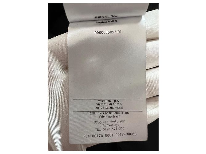 Valentino Kleid aus schwarzem Couture-Crêpe - Ansicht 9