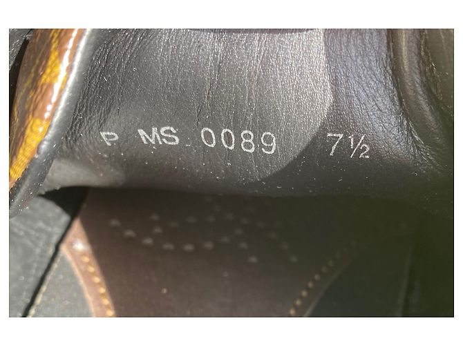 Sneakers Louis Vuitton in pelle marrone e nera da uomo Nero - vista 6