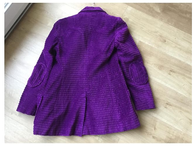 Chaqueta de algodón Philosophy di Lorenzo Serafini morada Púrpura - vista 3