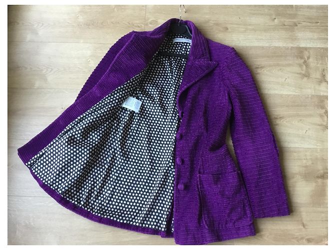Chaqueta de algodón Philosophy di Lorenzo Serafini morada Púrpura - vista 4
