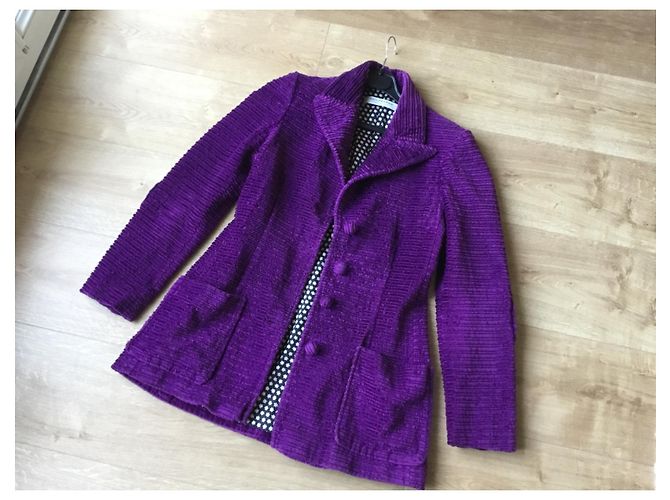 Chaqueta de algodón Philosophy di Lorenzo Serafini morada Púrpura - vista 6