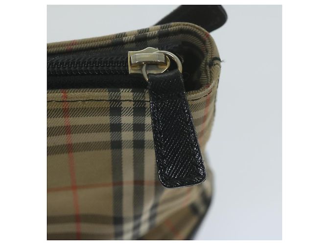 Autre Marque Burberrys Nova Check Borsa a mano Tela Beige Auth ep3023 - vista 10