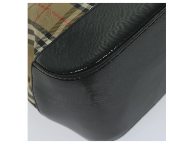 Autre Marque Burberrys Nova Check Borsa a mano Tela Beige Auth ep3023 - vista 14