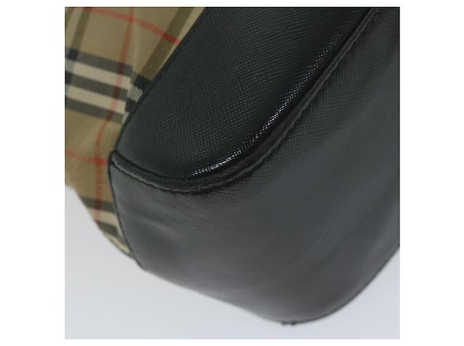 Autre Marque Burberrys Nova Check Borsa a mano Tela Beige Auth ep3023 - vista 16