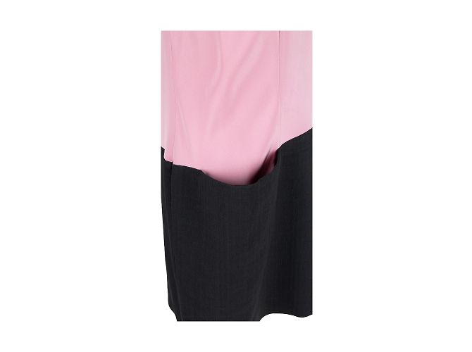 Autre Marque Zweifarbiges Midikleid von Roberto Musso Mehrfarben - Ansicht 3