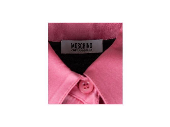 Moschino Camicia in seta economica e chic Marrone - vista 6