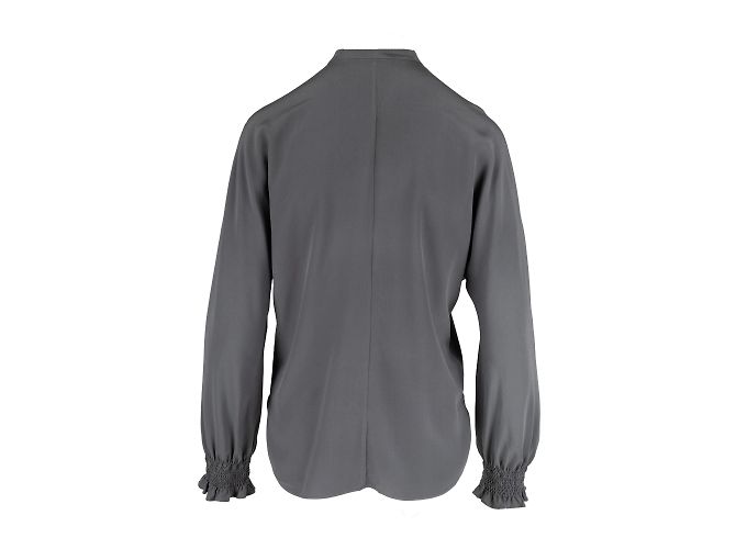 Camicia in seta Emporio Armani Grigio - vista 2