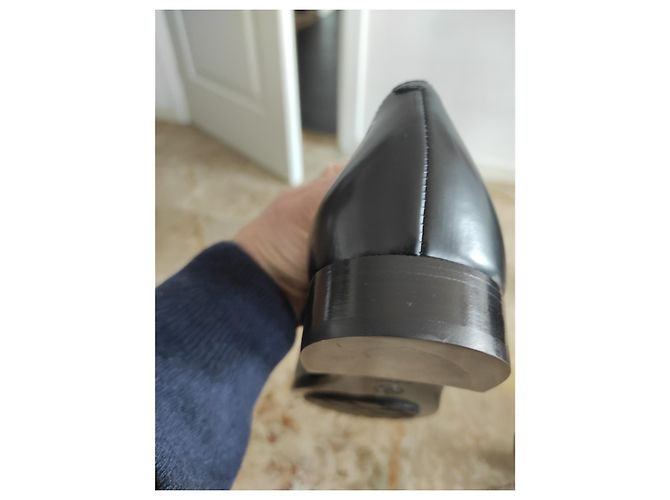 Chanel – Vintage-Schnürschuhe Schwarz - Ansicht 5
