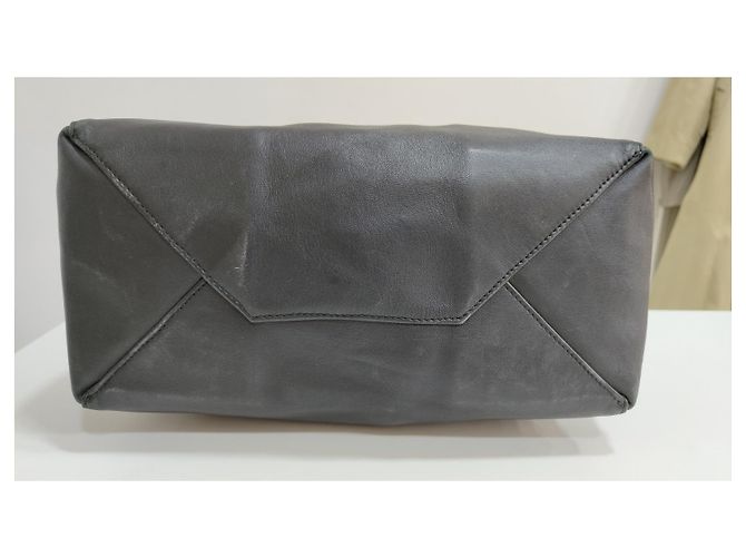 Borsa Céline nera e beige in pelle e pitone Nero - vista 9