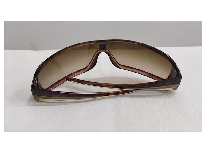 Gafas de sol Prada modelo máscara marrones Castaño - vista 3