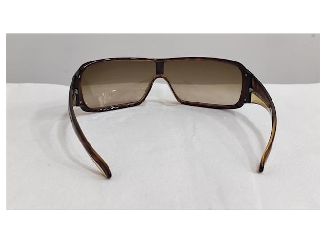 Gafas de sol Prada modelo máscara marrones Castaño - vista 4