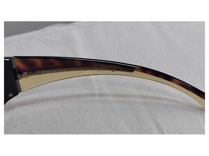 Gafas de sol Prada modelo máscara marrones Castaño - vista 5