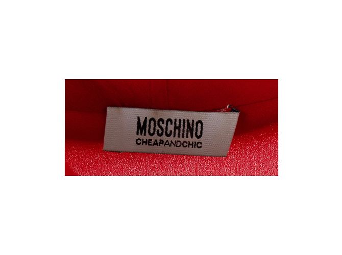 Moschino Camicia con nodo economico e chic Rosso - vista 6