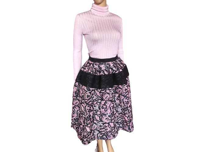 BALENCIAGA Röcke T.fr 36 Polyester Pink - Ansicht 9