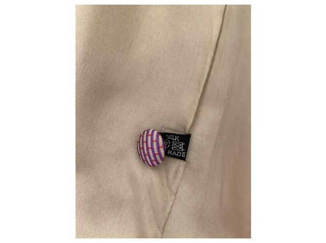 Gilet da abito Christian Dior in seta lavanda - vista 10