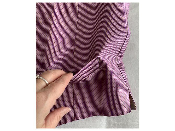 Gilet da abito Christian Dior in seta lavanda - vista 6