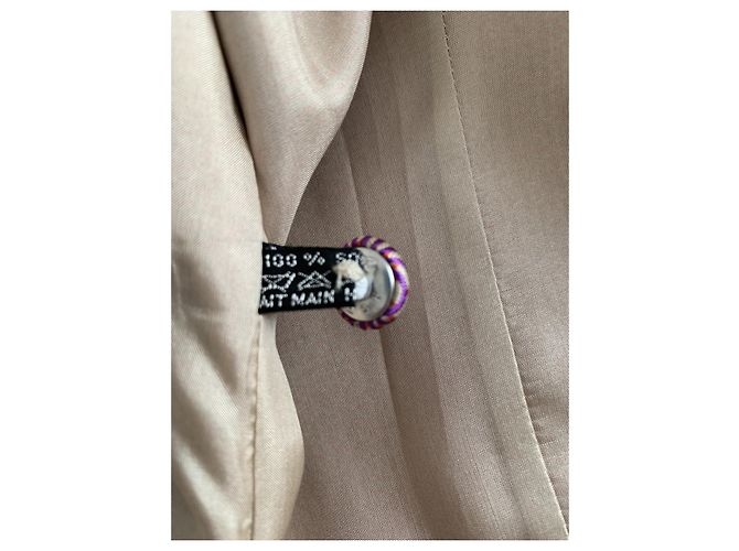 Gilet da abito Christian Dior in seta lavanda - vista 9