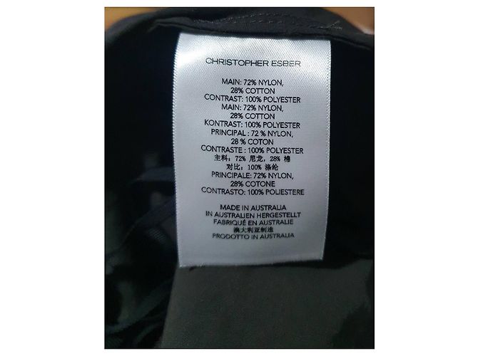 Autre Marque Vestido columna con flecos Christopher Esber Marrón Castaño - vista 7